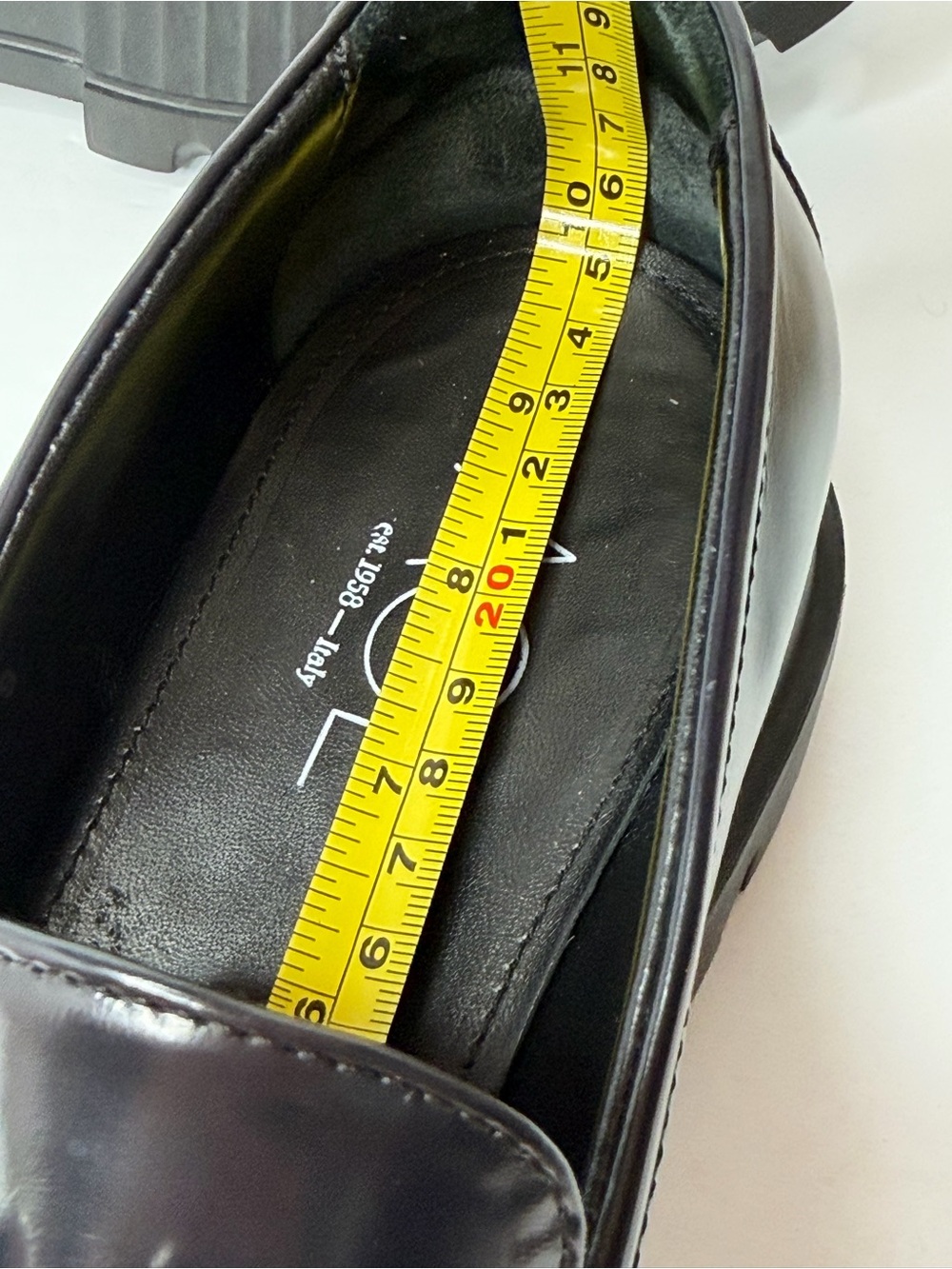 AGL Monique chunky sole leather loafers in black leather Women's EU 39/ 8.5-9 US - Picture 11 of 15